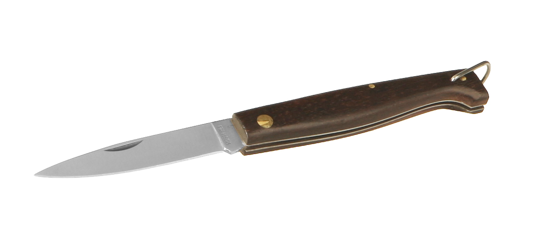 Jack-knife with wooden handle