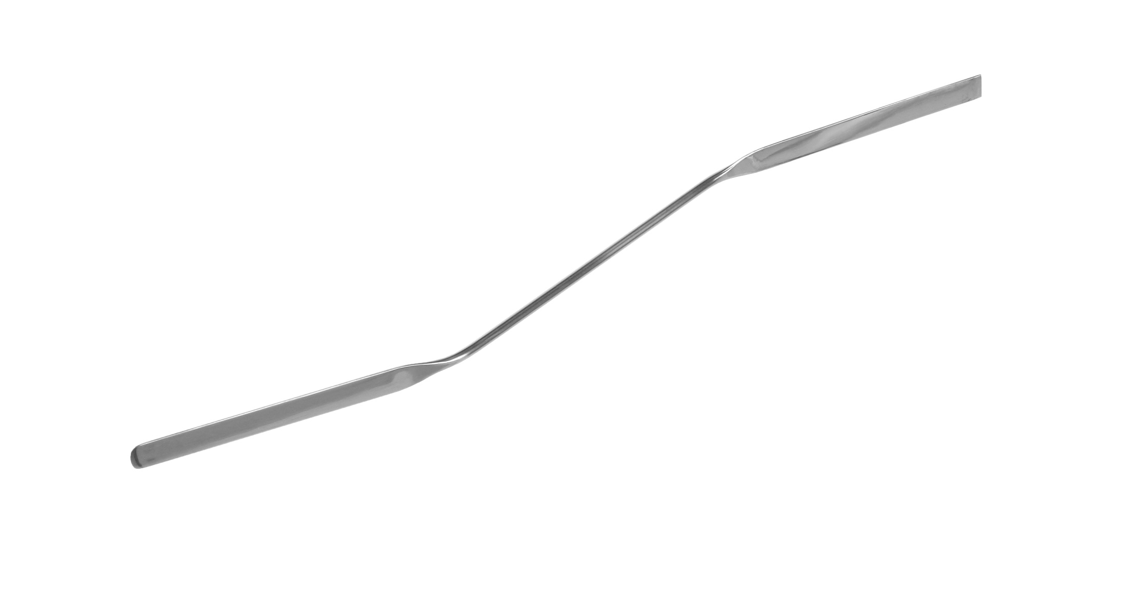 Mikro ikili spatula, kıvrık