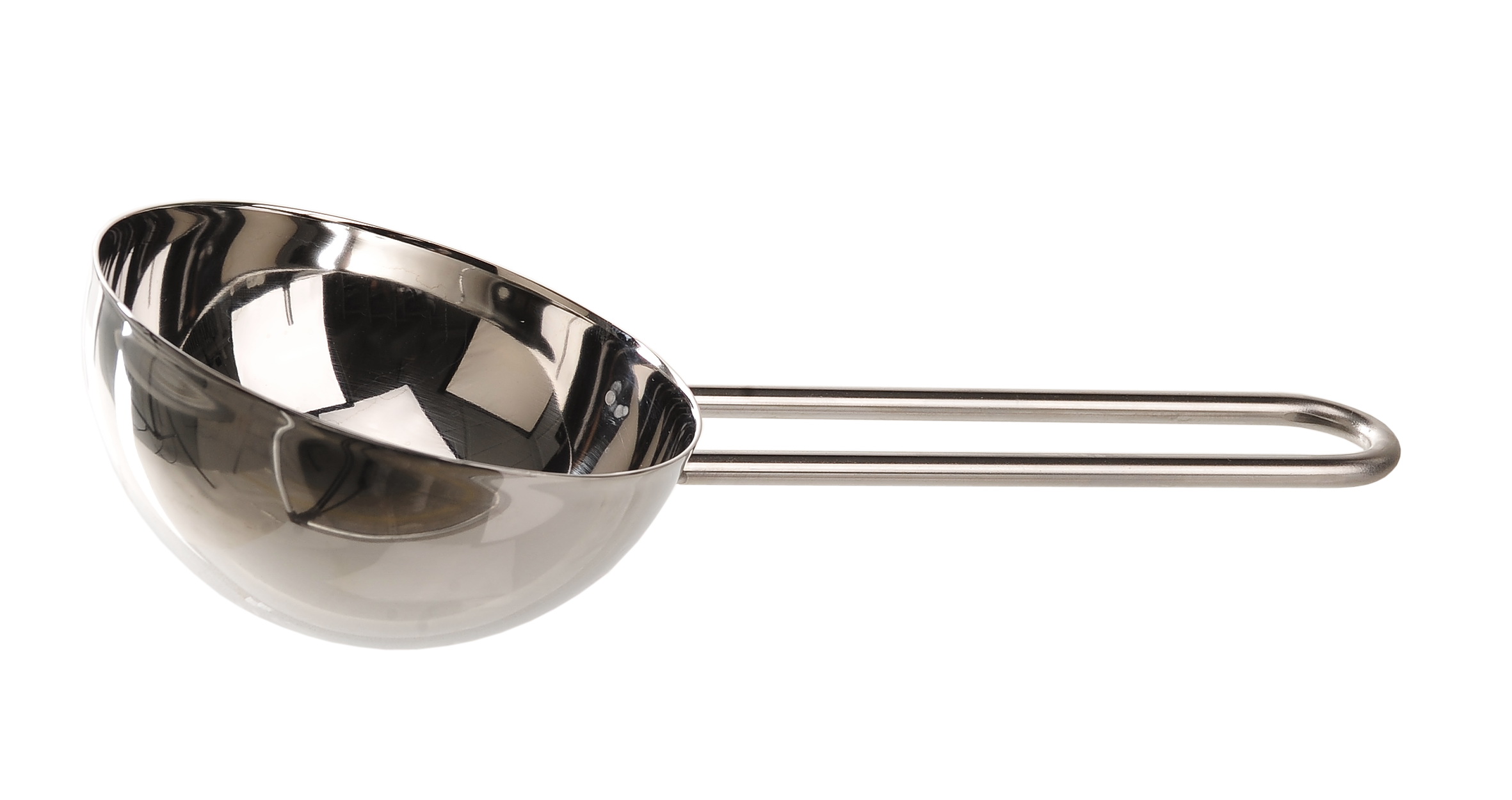 Portioning ladle, 18/10 stainless steel