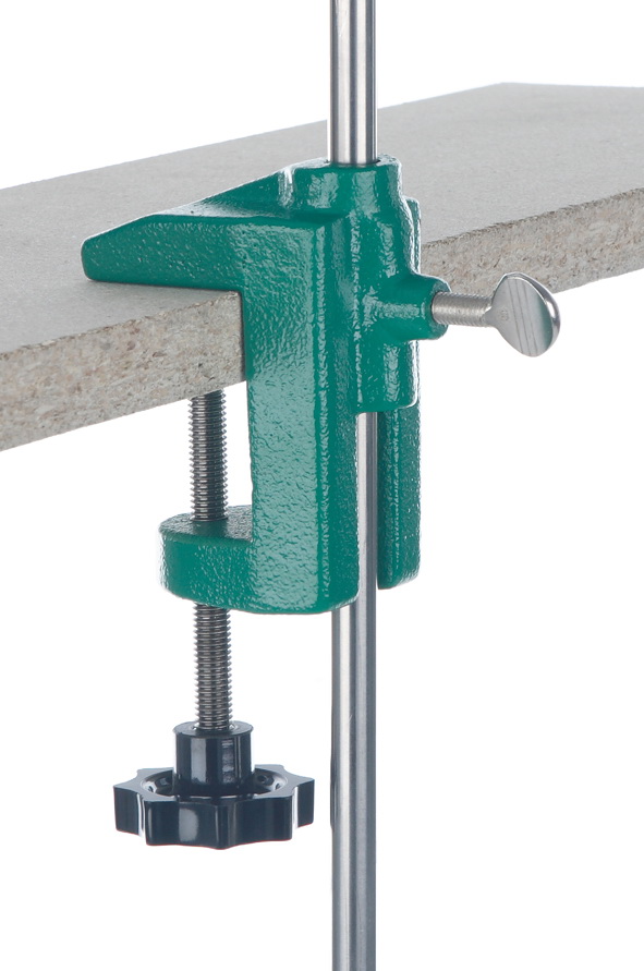 Table clamp for rods