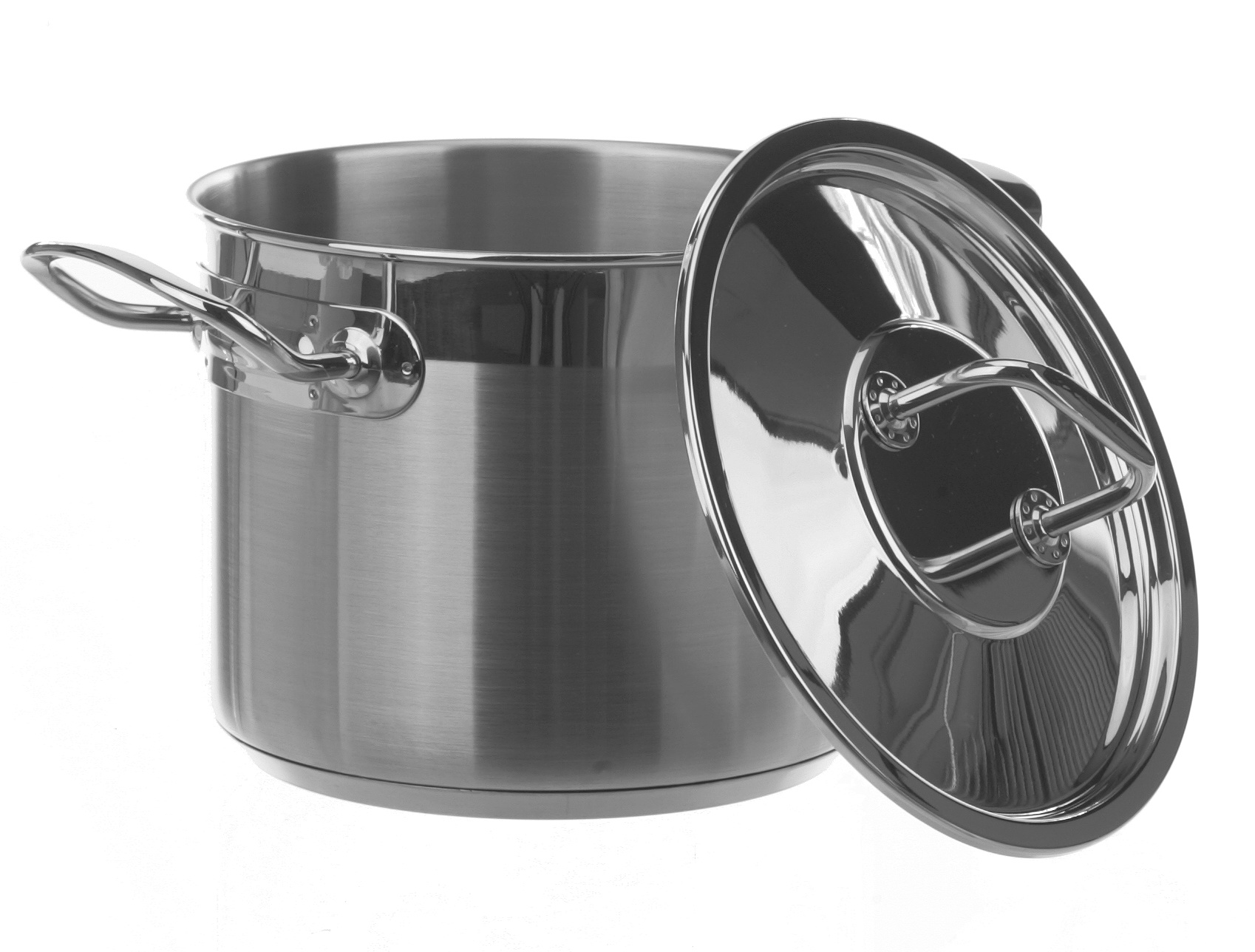 Laboratory pots + lids / suitable for induction